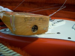 Fender Stratocaster - Reissue Strat Necks — 5 27 82 V000690