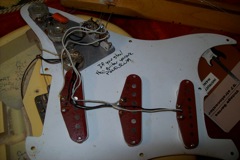 Fender Stratocaster - Reissue Strat Pickups — V000559 57 red