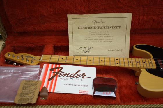 1988 Fender '52 Reissue Telecaster - $2350. SOLD — 004 6
