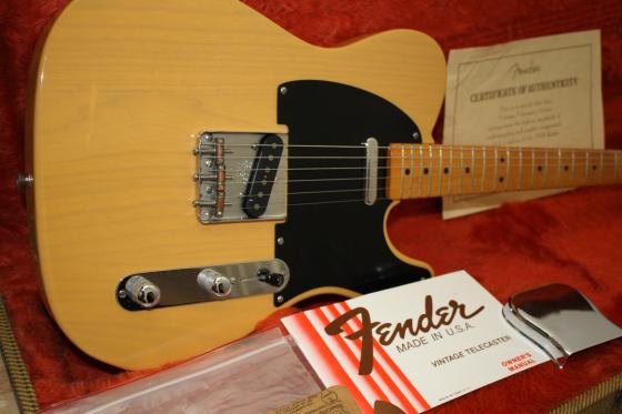 1988 Fender '52 Reissue Telecaster - $2350. SOLD — 009 7