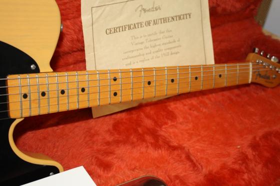 1988 Fender '52 Reissue Telecaster - $2350. SOLD — 010 8