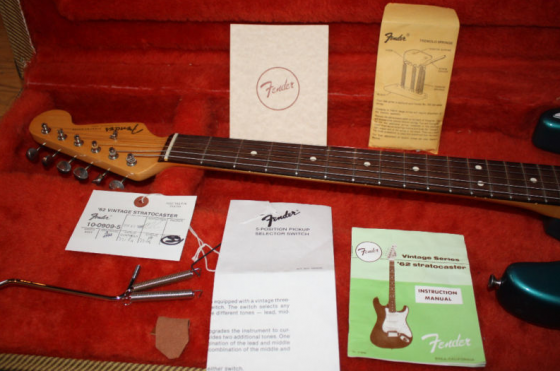 1989 Fender '62 Vintage Reissue Stratocaster - SOLD — 11127