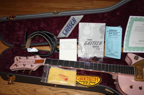 Gretsch Masterbuilt 59 Penguin Relic Shell Pink - $5150 — 1546