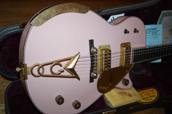 Gretsch Masterbuilt 59 Penguin Relic Shell Pink - $5150 — 1549