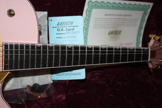 Gretsch Masterbuilt 59 Penguin Relic Shell Pink - $5150 — 1550