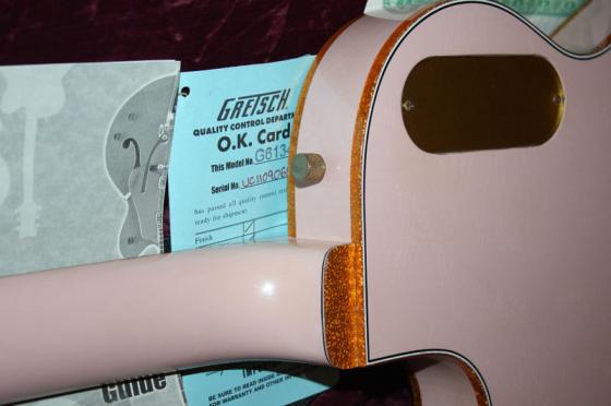 Gretsch Masterbuilt 59 Penguin Relic Shell Pink - $5150 — 1553