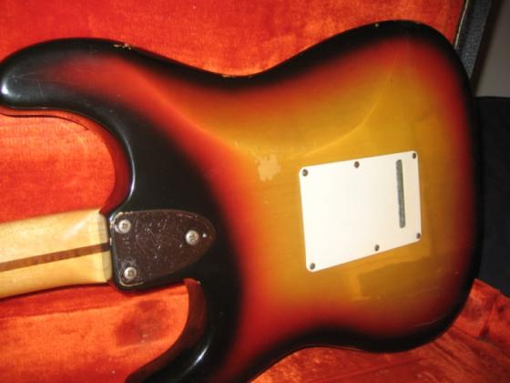 fender 1972 1973 stratocaster sunburst strat back