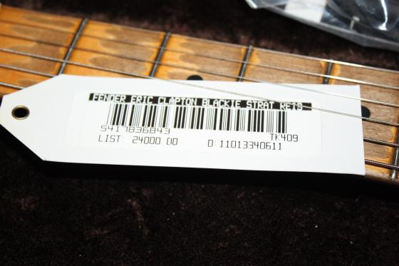 Fender Custom Shop Eric Clapton Blackie Tribute Replica Strat TK409 - SOLD.