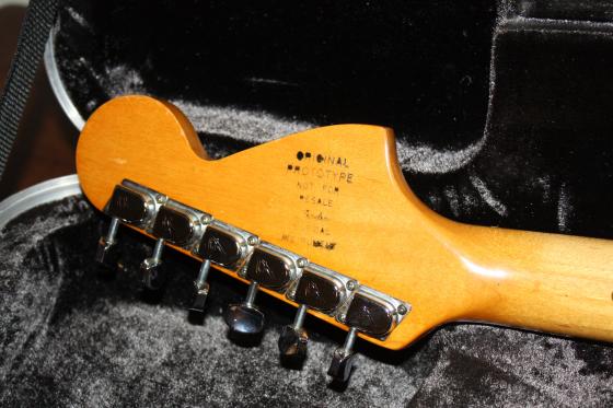 1980 Fender Jimi Hendrix Prototype Stratocaster Reverse Proto - Not For Sale.