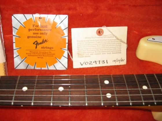 1988 Fender '62 Reissue Stratocaster - Sold