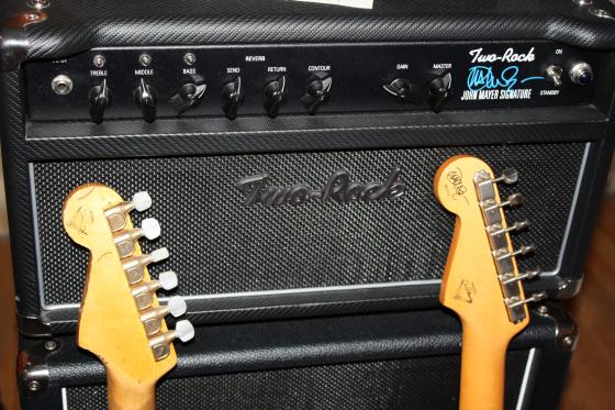 Two Rock John Mayer Signature Amplifier w/ Roadcase and 2x12" Cabinet - SOLD.
