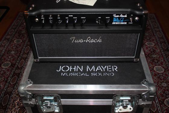 Two Rock John Mayer Signature Amplifier w/ Roadcase and 2x12" Cabinet - SOLD.