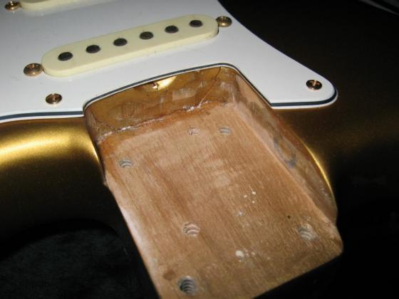 fender the strat neck pocket