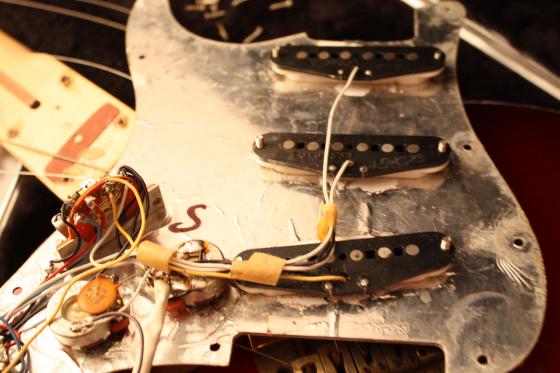 1980 fender the strat pots and pickups