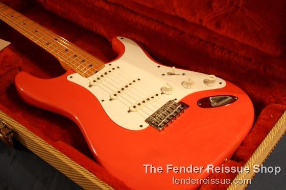 1982 Fender '57 Reissue Stratocaster Fiesta Red - SOLD