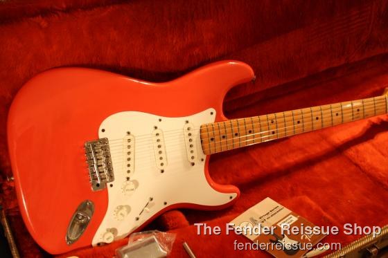 1982 Fender '57 Reissue Stratocaster Fiesta Red - SOLD