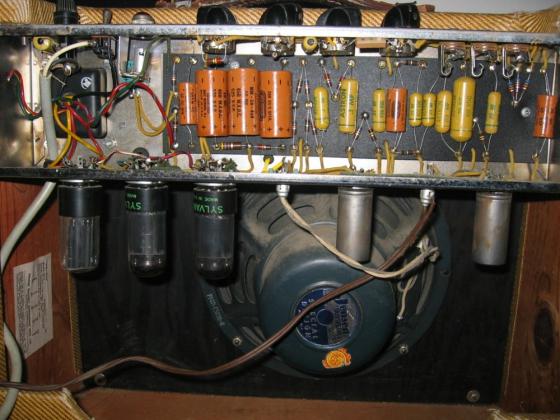 1956 Fender Vibrolux - $3499. SOLD.