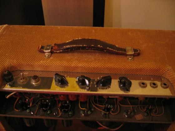 1956 Fender Vibrolux - $3499. SOLD.
