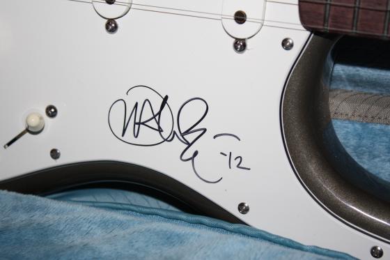 Fender John Mayer Stage Played, Owned, and Signed Masterbuilt Stratocaster