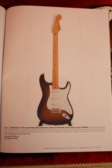 V000003 1982 '57 Reissue Stratocaster From Estate of Buddy Holly - $17,500