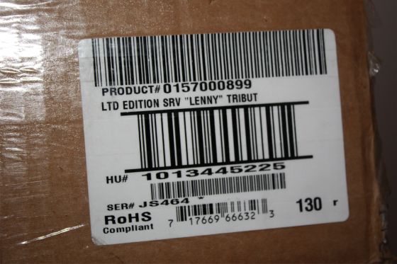 Fender Stevie Ray Vaughan Custom Shop Lenny Tribute Strat. SOLD.