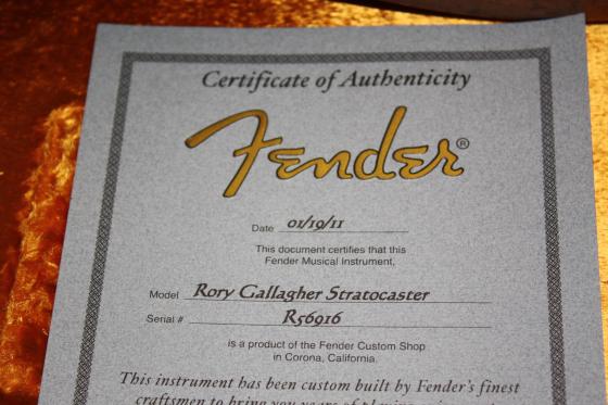 Fender Custom Shop Rory Gallagher Stratocaster SOLD. — 0
